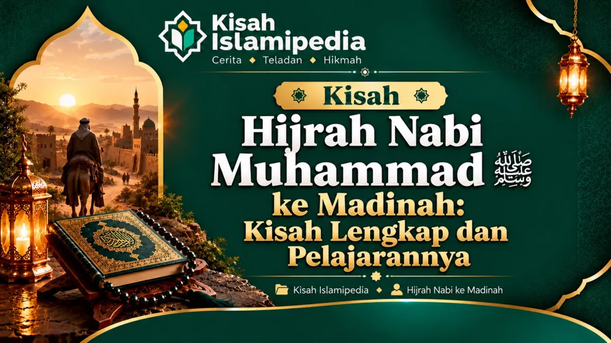 Hijrah Nabi Muhammad ﷺ ke Madinah Kisah Lengkap dan Pelajarannya
