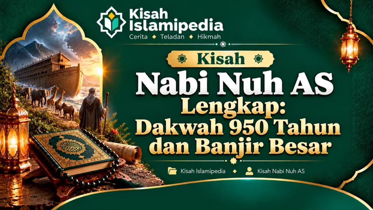 Kisah Nabi Nuh AS Lengkap Dakwah 950 Tahun dan Banjir Besar