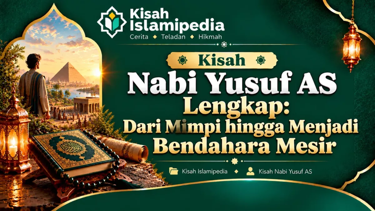 Kisah Nabi Yusuf AS Lengkap Dari Mimpi hingga Menjadi Bendahara Mesir